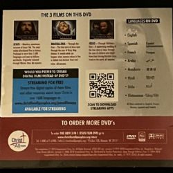 3 Jesus Film On 1 DVD in 8 Languages